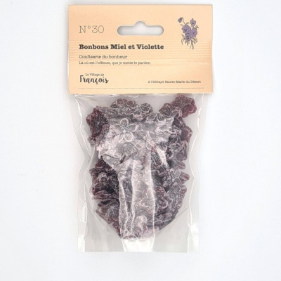 Sachet de bonbons - Miel et Violette village de François